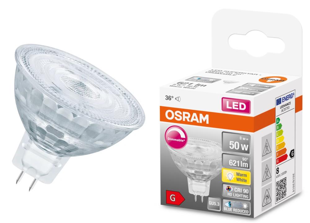 OSRAM GU5 3 Strahler Superstar Plus MR16 HD LIGHTING 36 Abstrahlwinkel 